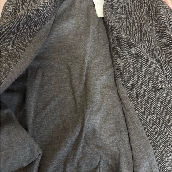 Vince Men’s Gray Herringbone Blazer Jacket XL Elbow Patch Casual Sport Coat NWT - Picture 10 of 10